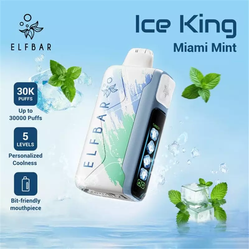 پاد یکبار مصرف الفبارنعنا 30000 ElFBAR MIAMI MINT