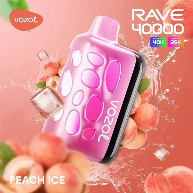 پاد یکبار مصرف ووزول هلو یخ VOZOL PEACH ICE 40000