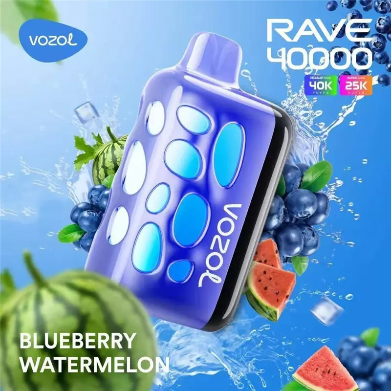 پاد یکبار مصرف ووزول بلوبری هندوانه VOZOL BLUEBERRY WATERMELON 40000