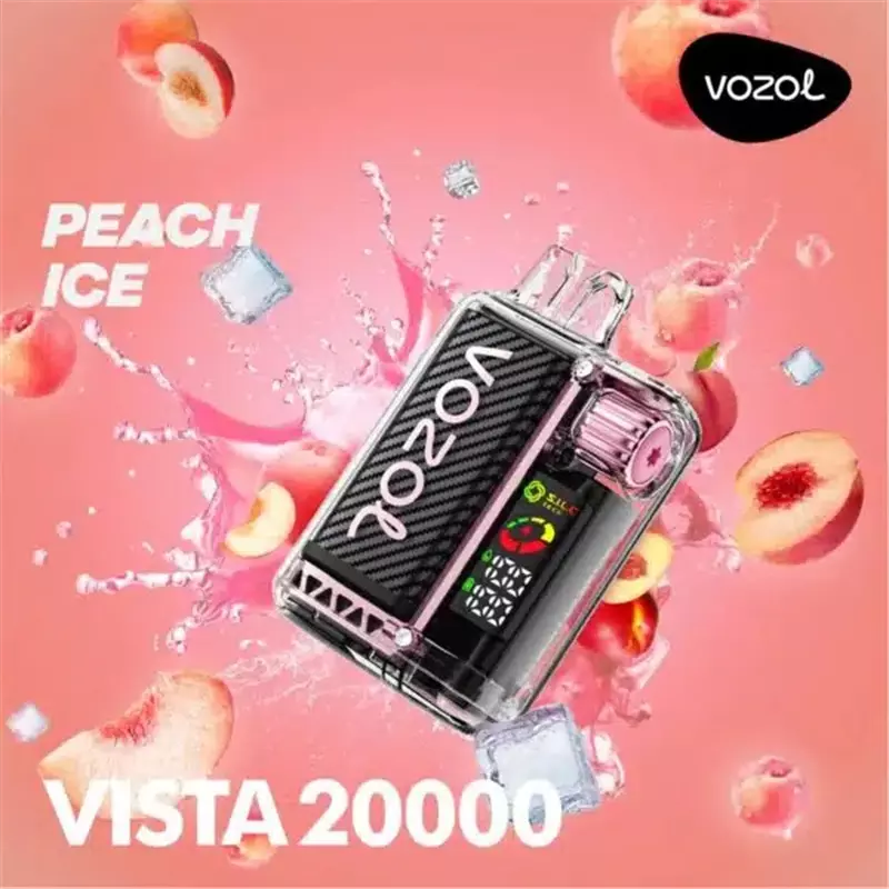 پاد یکبار مصرف ووزول هلو یخ VOZOL PEACH ICE 20000