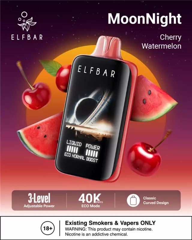 پاد یکبار مصرف الفبار البالو هندوانه 40000 ElFBAR CHERRY WATERMELON