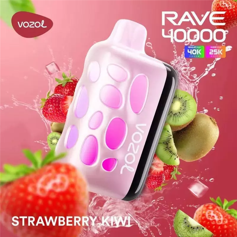 پاد یکبار مصرف ووزول توت فرنگی کیوی VOZOL STRAWBERRY KIWI 40000