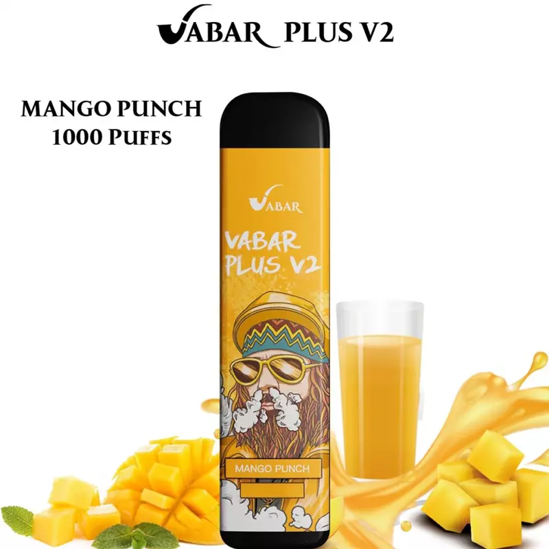 پاد یکبار مصرف ویبار آب انبه VABAR mango punch 1000