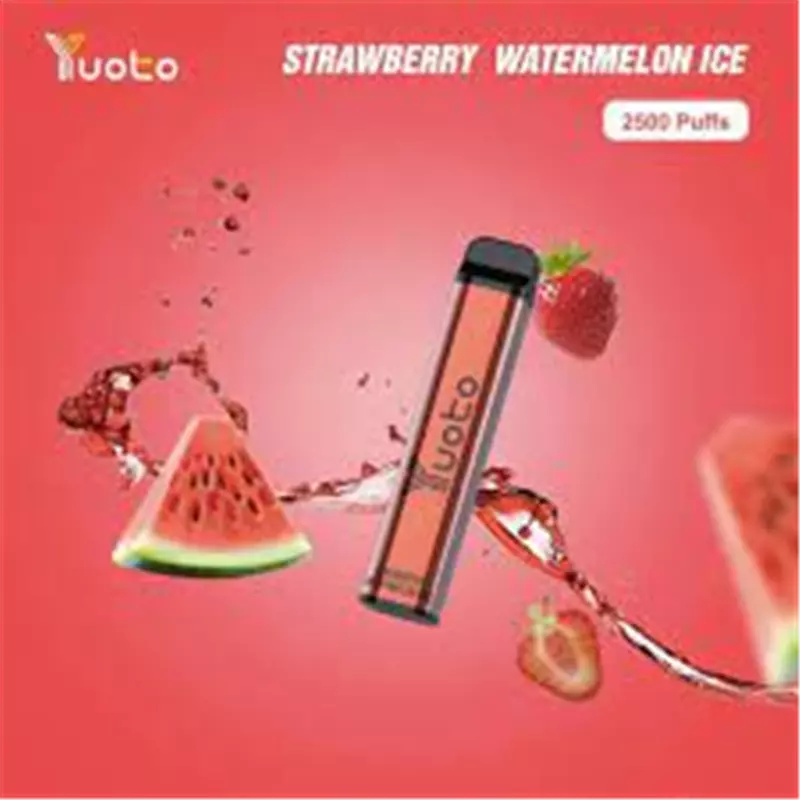 پاد یکبار مصرف یوتو توت فرنگی هندوانه یخ YUOTO strawberry watermelon ice 2500