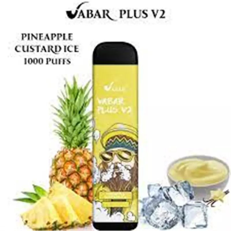 پاد یکبار مصرف ویبار آناناس خامه یخ VABAR pineapple custard ice 1000