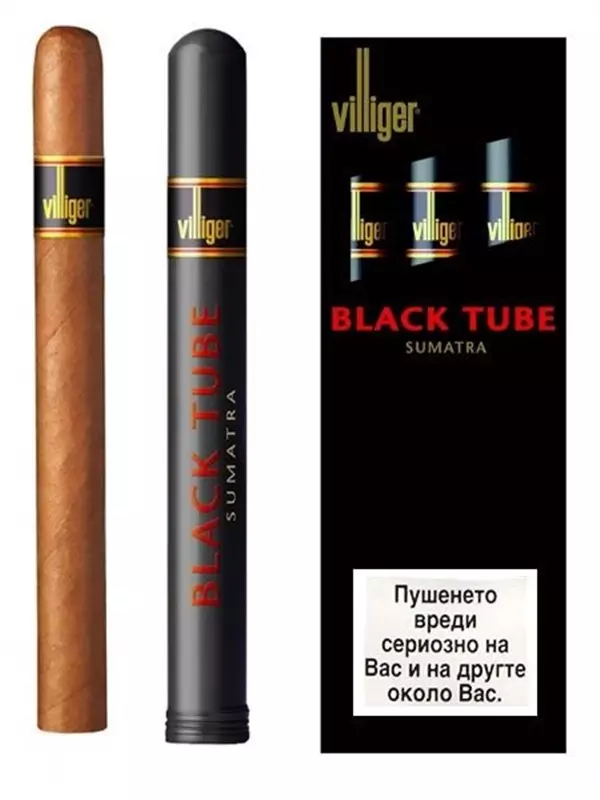 سیگار برگ ویلیجر تویوبدار مشکی Villiger black tube