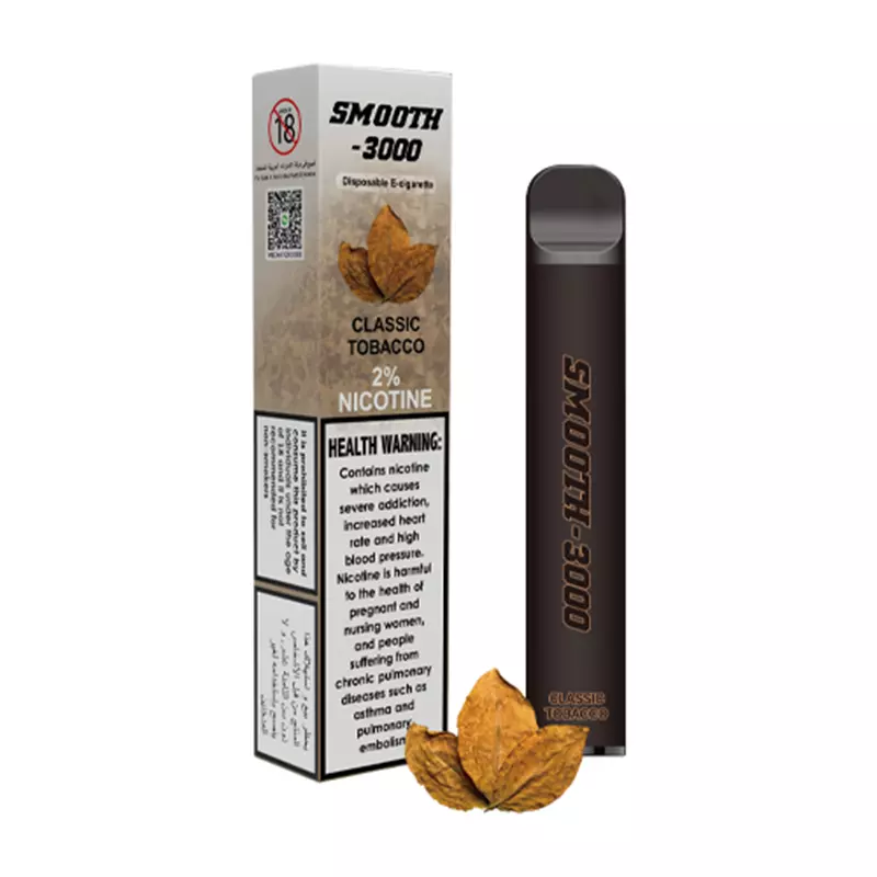 پاد یکبار مصرف اسموت تنباکو SMOOTH classic tobacco3000