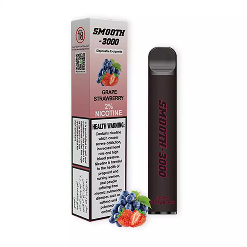 پاد یکبار مصرف اسموت انگور توت فرنگی 3000 SMOOTH Grape strawberry
