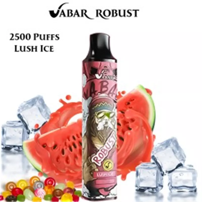 پاد یکبار مصرف ویبار هندوانه آبنبات یخ VABAR lush ice 2500
