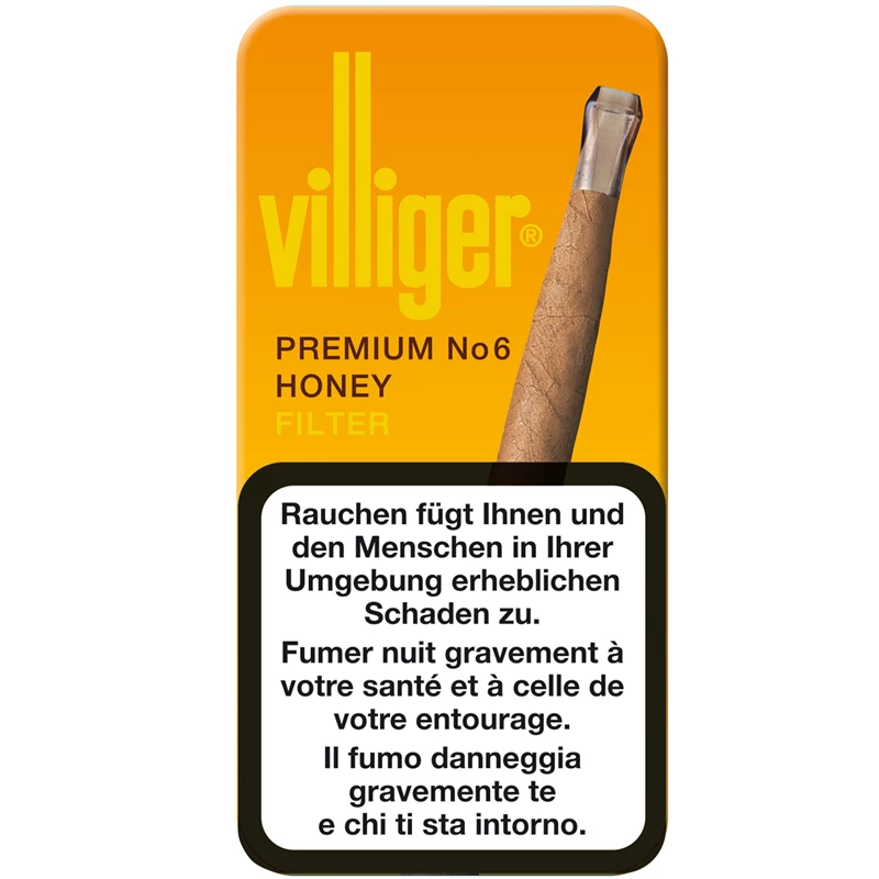 سیگار برگ ویلیجر پریمیوم عسل Villiger premium no 6 honey