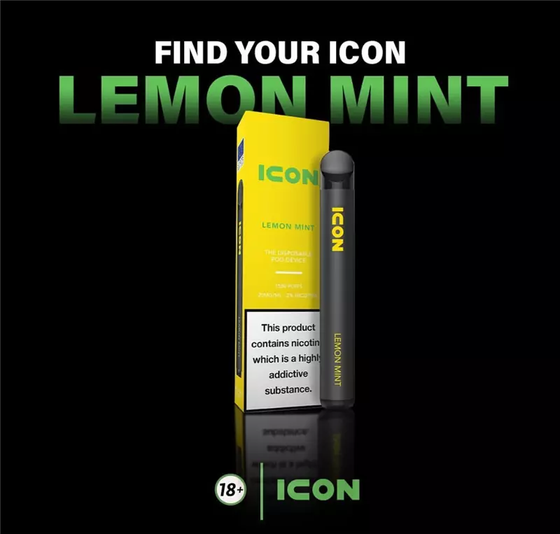 پاد یکبار مصرف آیکون لیمو نعنا ICON LEMON MINT 1500