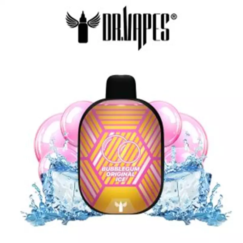 پاد یکبار مصرف دکتر ویپ آدامس بادکنکی یخ DRVAPE BUBBLEGUM ORGINAL ICE 5500