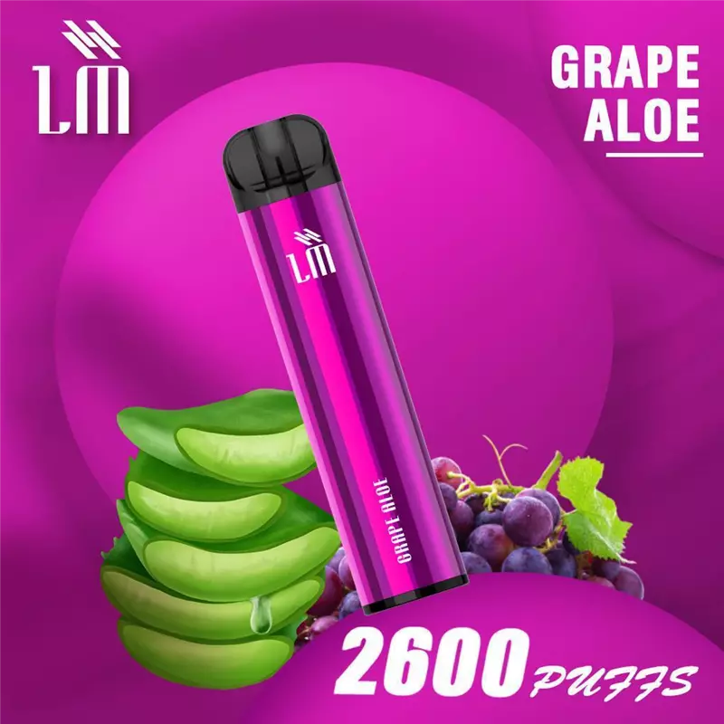 پاد یکبار مصرف ال ام انگور الوورا LM GRAPE ALOE 2600