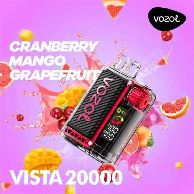 پاد یکبار مصرف ووزول کرنبری انبه گریپفروت VOZOL CRANBERRY MANGO GRAPEFRUIT 20000