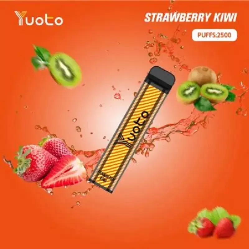 پاد یکبار مصرف یوتو توت فرنگی کیوی YUOTO strawberry kiwi 2500