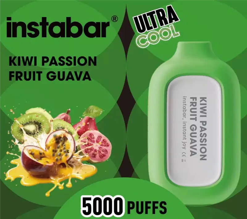 پاد یکبار مصرف اینستابار کیوی پشنفروت گواوا INSTABAR KIWI PASSION FRUIT GUAVA 5000