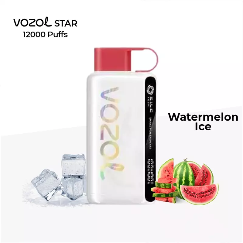پاد یکبار مصرف ووزول هندوانه یخ VOZOL WATERMELON ICE 12000