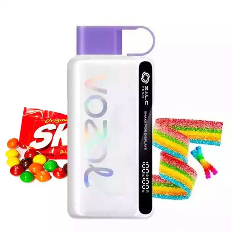 پاد یکبار مصرف ووزول پاستیل ابنبات شکلات VOZOL RAINBOW CANDY 12000