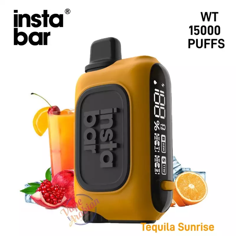 پاد یکبار مصرف اینستابار پرتقال انار INSTABAR TEQUILA SUNRISE 15000