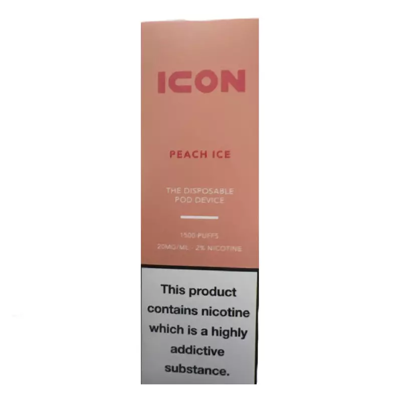پاد یکبار مصرف آیکون هلو یخ ICON PEACH ICE 1500