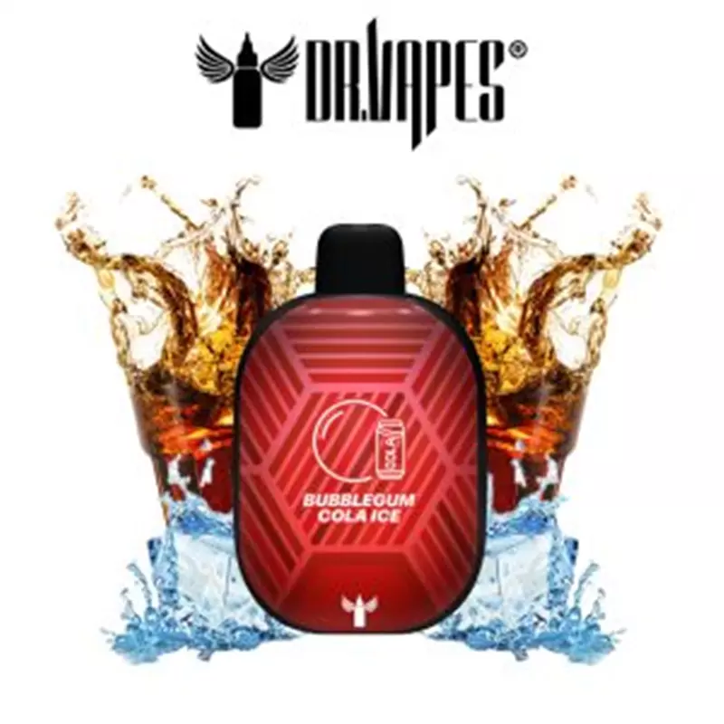 پاد یکبار مصرف دکتر ویپ آدامس بادکنکی نوشابه یخ DRVAPE BUBBLEGUM COLA ICE 5500