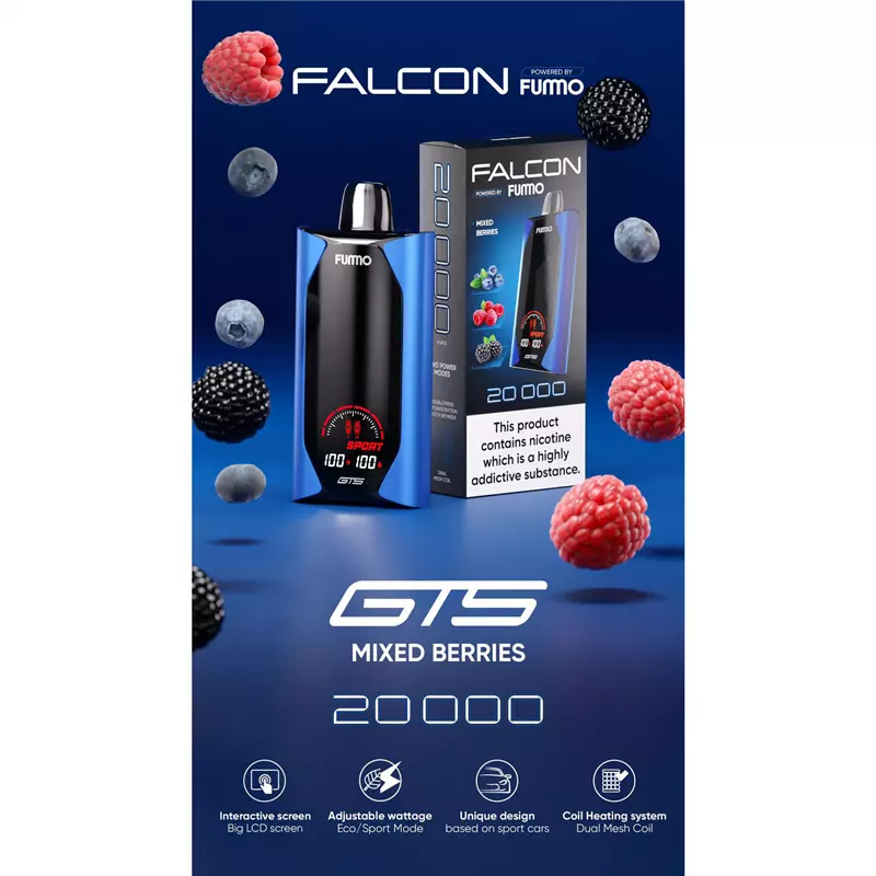 پاد یکبار مصرف فومو میکس بری FUMMO FALCON MIXED BERRIES 20000