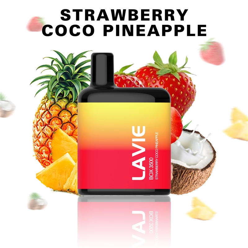 پاد یکبار مصرف لویه توت فرنگی نارگیل آناناس LAVIE STRAWBERRY COCO PINEAPPLE 3500