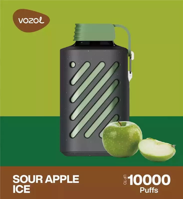 پاد یکبار مصرف ووزول سیب سبز یخ VOZOL SOUR APPLE ICE 10000