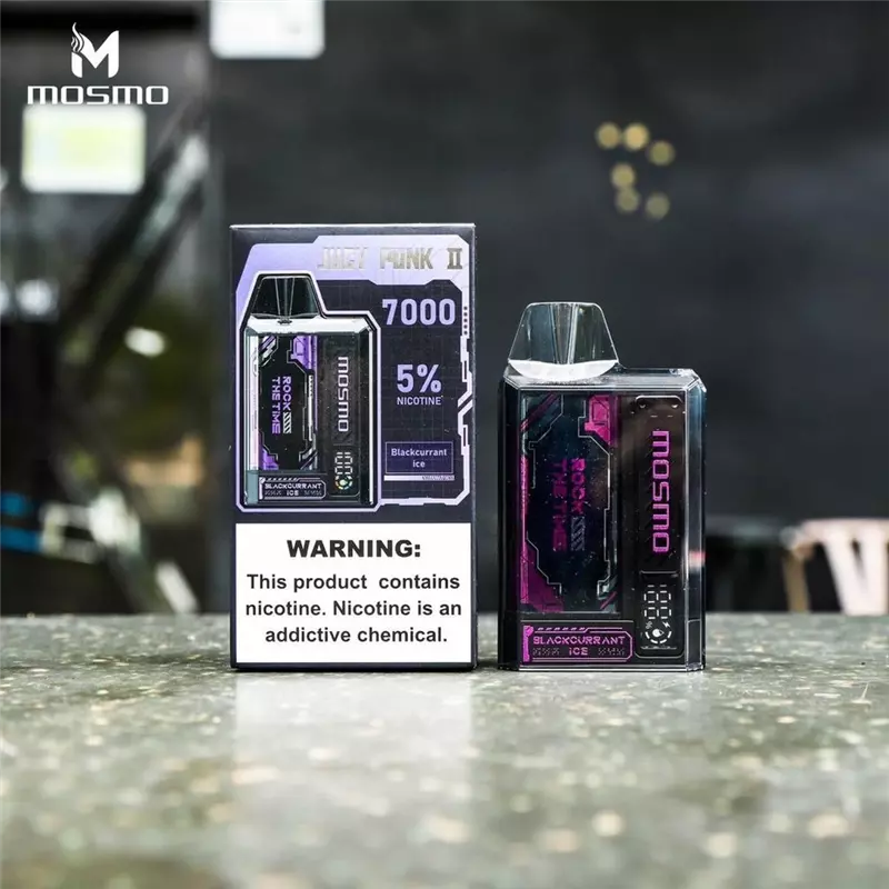 پاد یکبار مصرف موسمو بلک کورانت یخ MOSMO BLACKCURRANT ICE 7000